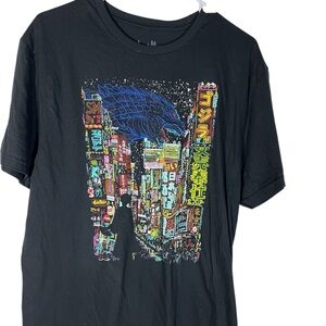 Threadless Godzilla Japan Cotton Shirt Size L